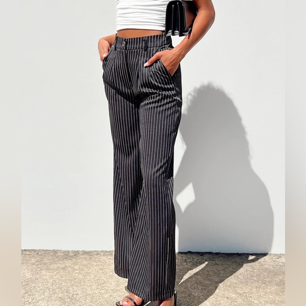 Princess Polly Archer Size 10 Pinstripe Pants